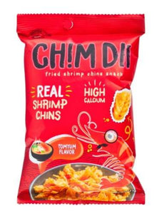 CHIM DII CRISP FRIED SHRIMP CHIN SNACK - TOM YUM FLV 脆炸蝦下巴–冬陰公味