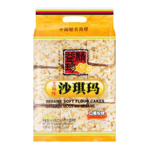 JYZ SESAME SOFT FLOUR CAKE 精益珍芝麻味沙琪瑪