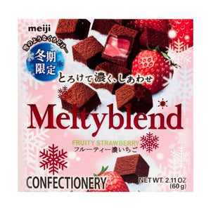 MEIJI MELTYBLEND CHOCOLATE STRAWBERRY 明治雪吻松露草莓夾心巧克力