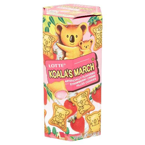 LOTTE KOALA'S MARCH COOKIE STRAWBERRY 樂天草莓小熊餅