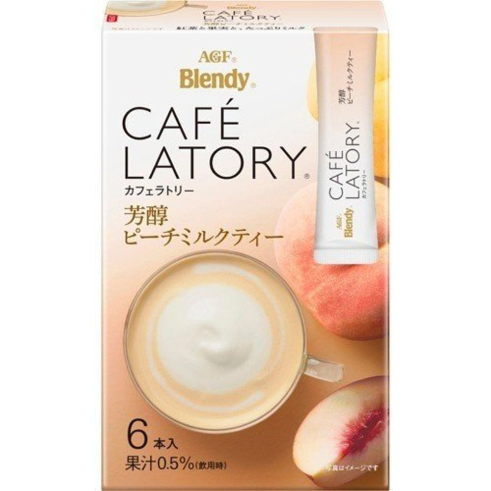 AGF BLENDY CAFE LATORY PEACH MILK 即沖香濃醇厚白桃奶茶