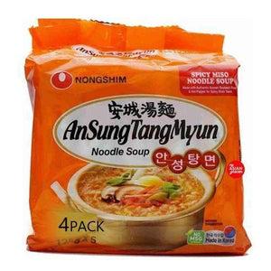 NONGSHIM ANSUNG TANGMYUN (4PK) 農心 安城湯麵辣醬湯味