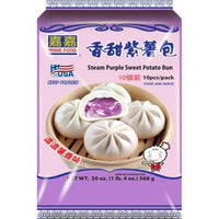 PRIME FOOD - STEAM PURPLE SWEET POTATO BUN  嘉嘉 香甜紫薯包