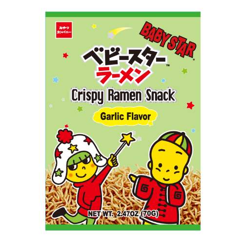 BABY STAR CRISPY RAMEN SNACK - GARLIC FLV