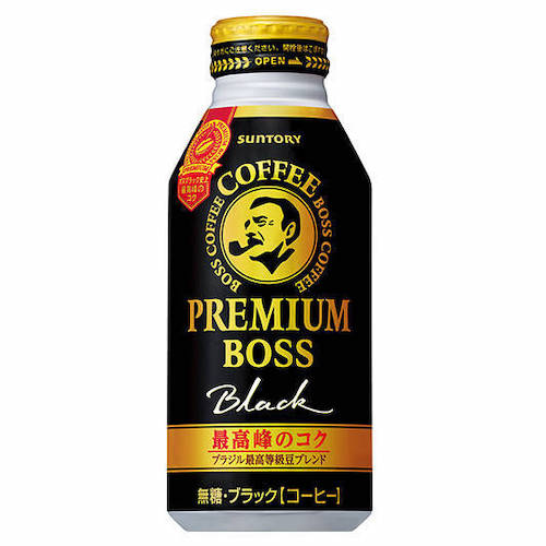 SUNTORY PREMIUM BOSS BLACK COFFEE 三多力老闆黑咖啡