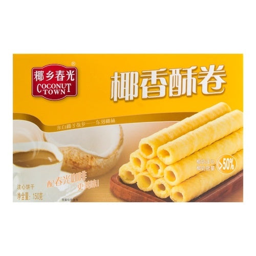 CHUNGUANG COCONUT WAFER ROLL 春光椰香酥卷