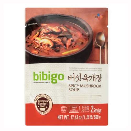CJ BIBIGO SPICY MUSHROOM SOUP 必品閣韓國辣蘑菇煲  500G