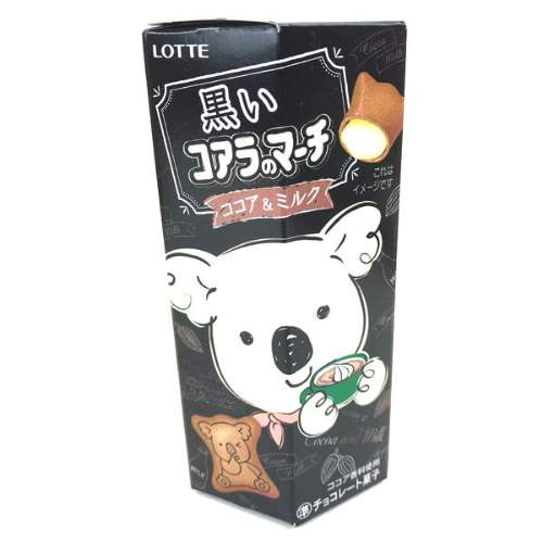 LOTTE BISCUIT- KOALA COCOA&MILK 樂天小熊餅乾-純巧克力牛奶