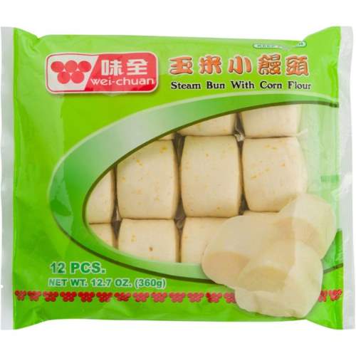 WEI CHUAN STEAM BUN CORN FLOUR 味全 玉米小饅頭