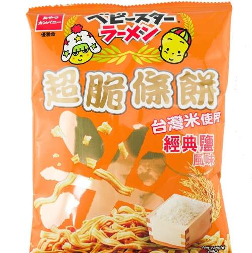 BABY STAR ORIGINAL SALT FLAVOR T 超脆條餅經典鹽風味