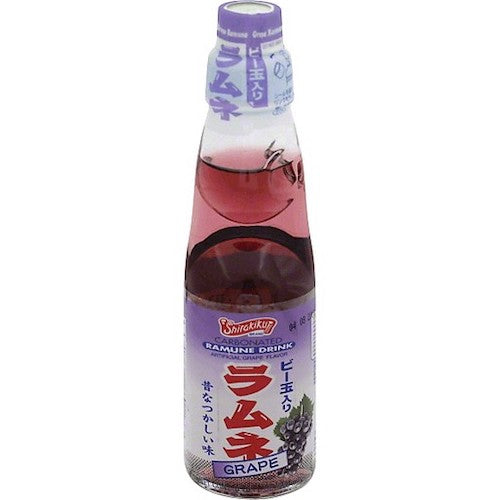 SHIRAKIKU RAMUNE DRINK GRAPE 彈珠汽水葡萄味