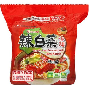 NONGSHIM NOODLE SOUP KIMCHI (4PK) 農心辣白菜湯麵(家庭包)