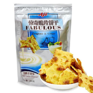 AJI CRISPY BISCUITS SOUR CREAM ONION 驚奇脆片餅乾 優格洋蔥