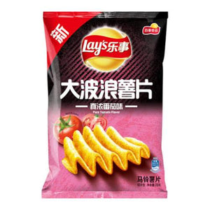 LAY'S POTATO CHIPS-TOMATO FLAVOR 樂事大波浪薯片-真濃番茄味