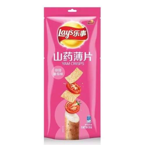 LAY'S YAM CRISPS- TOMATO FLV 樂事山藥薄片-田園番茄味