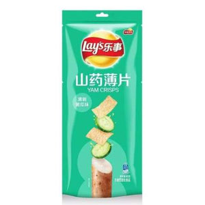 LAY'S YAM CRISPS CUCUMBER FLV 樂事山藥薄片-清新黃瓜味